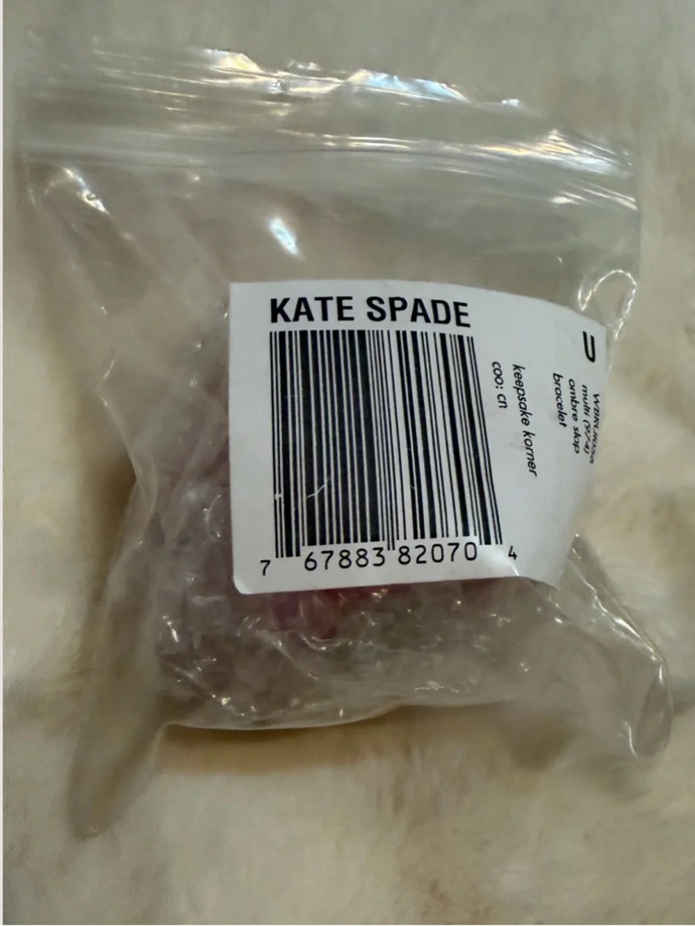 NEW•♠️kate spade♠️Unique Hot Pink Retro Slap Bracelet - Picture 5 of 15
